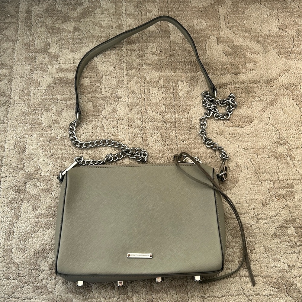 Gray Rebecca Minkoff Crossbody Purse